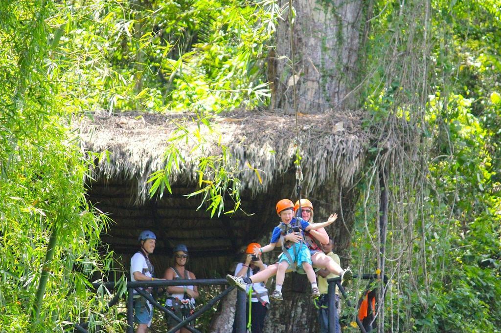Dominican Tree House Village Santa Barbara De Samana Exterior photo