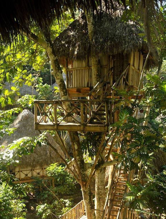 Dominican Tree House Village Santa Barbara De Samana Exterior photo